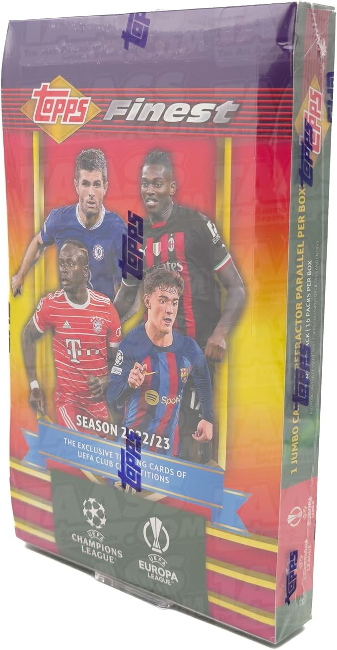 Topps 22/23 UEFA Champions League Finest Flashbacks Trading Card Box (Multi)