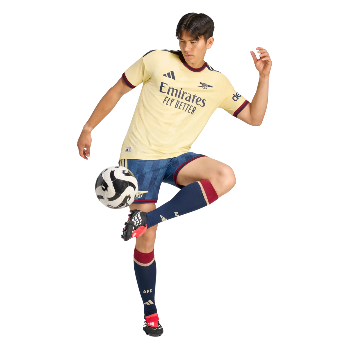 adidas Mens Arsenal Authentic Third Jersey 26/27 (Yellow)
