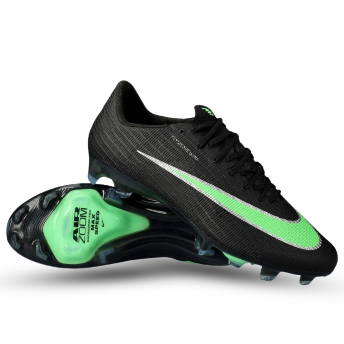 Nike Zoom Superfly 11 Elite FG Soccer Cleats (Black/Illusion Green-Black)