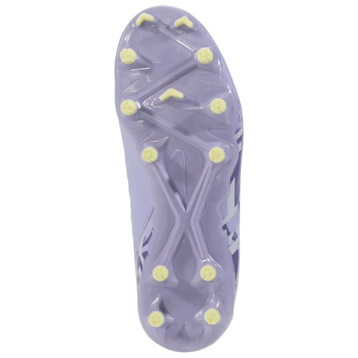 Nike Jr. United Phantom Luna II Academy FG Soccer Cleats (Purple Agate/Barely Volt)