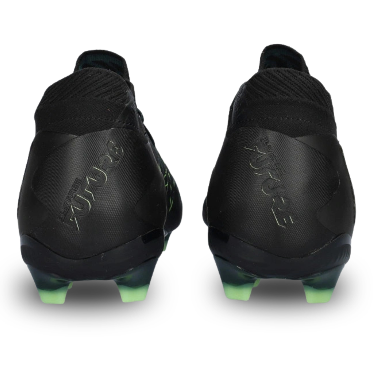 Puma Future 8 Ultimate Firm Ground Soccer Cleats (Black/Fizzy Light/Green)
