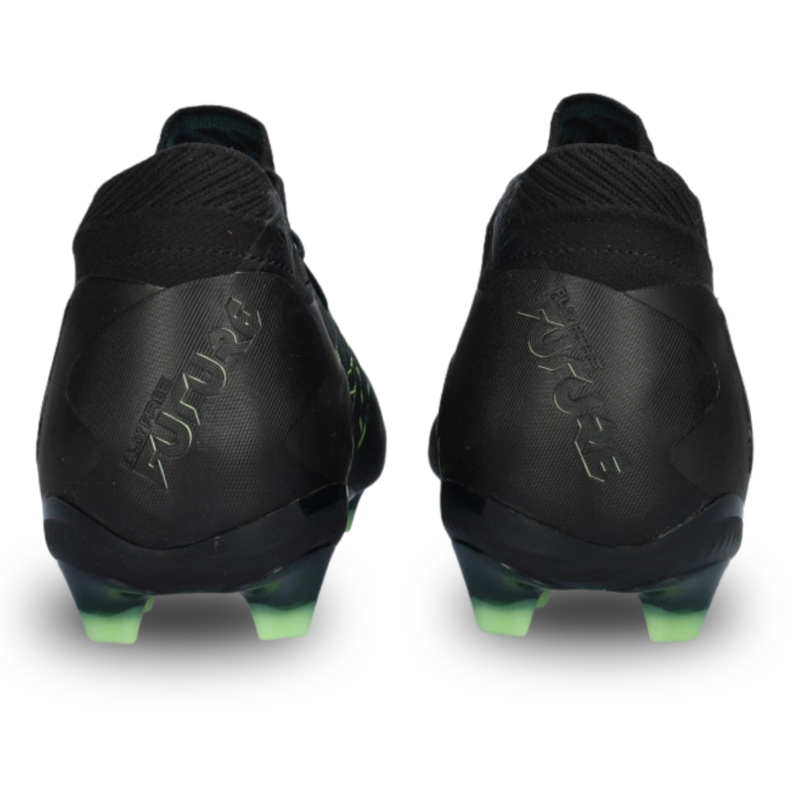 Puma Future 8 Ultimate Firm Ground Soccer Cleats (Black/Fizzy Light/Green)