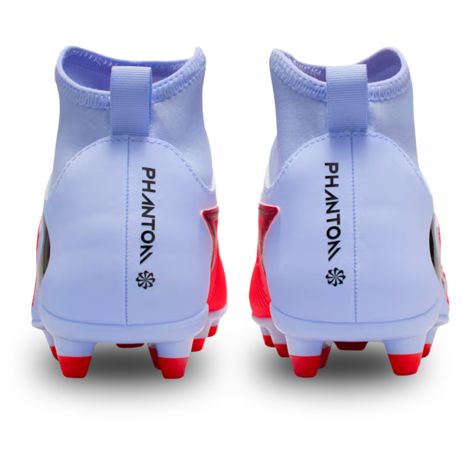 Nike Jr. Phantom 6 High Club Firm Ground/Multi Ground Soccer Cleats (Royal Tint/Bright Crimson)