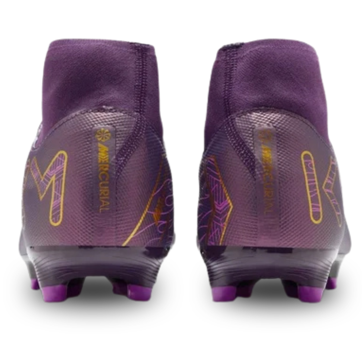 Nike Zoom Superfly 10 Academy Kylian Mbappe KM FG/MG Soccer Cleats (Grand Purple/Pale Ivory)