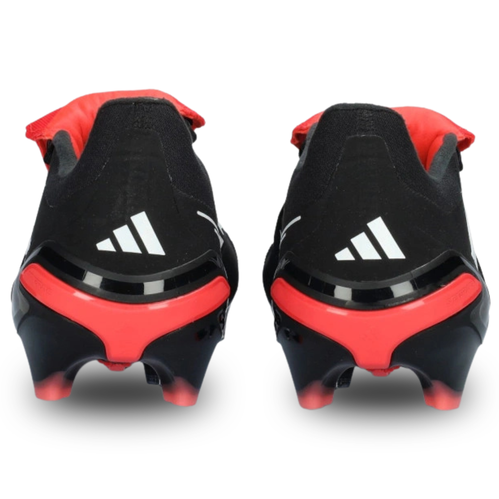 adidas Predator Pro FT Firm Ground Soccer Cleats (Black/White/Lucid Red)
