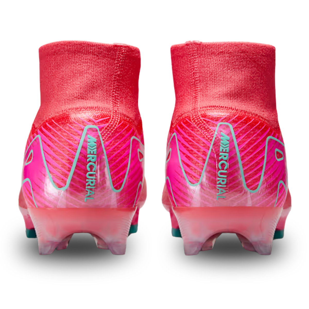 Nike Zoom Superfly 10 Elite FG Soccer Cleats (Ember Glow/Aurora Green)