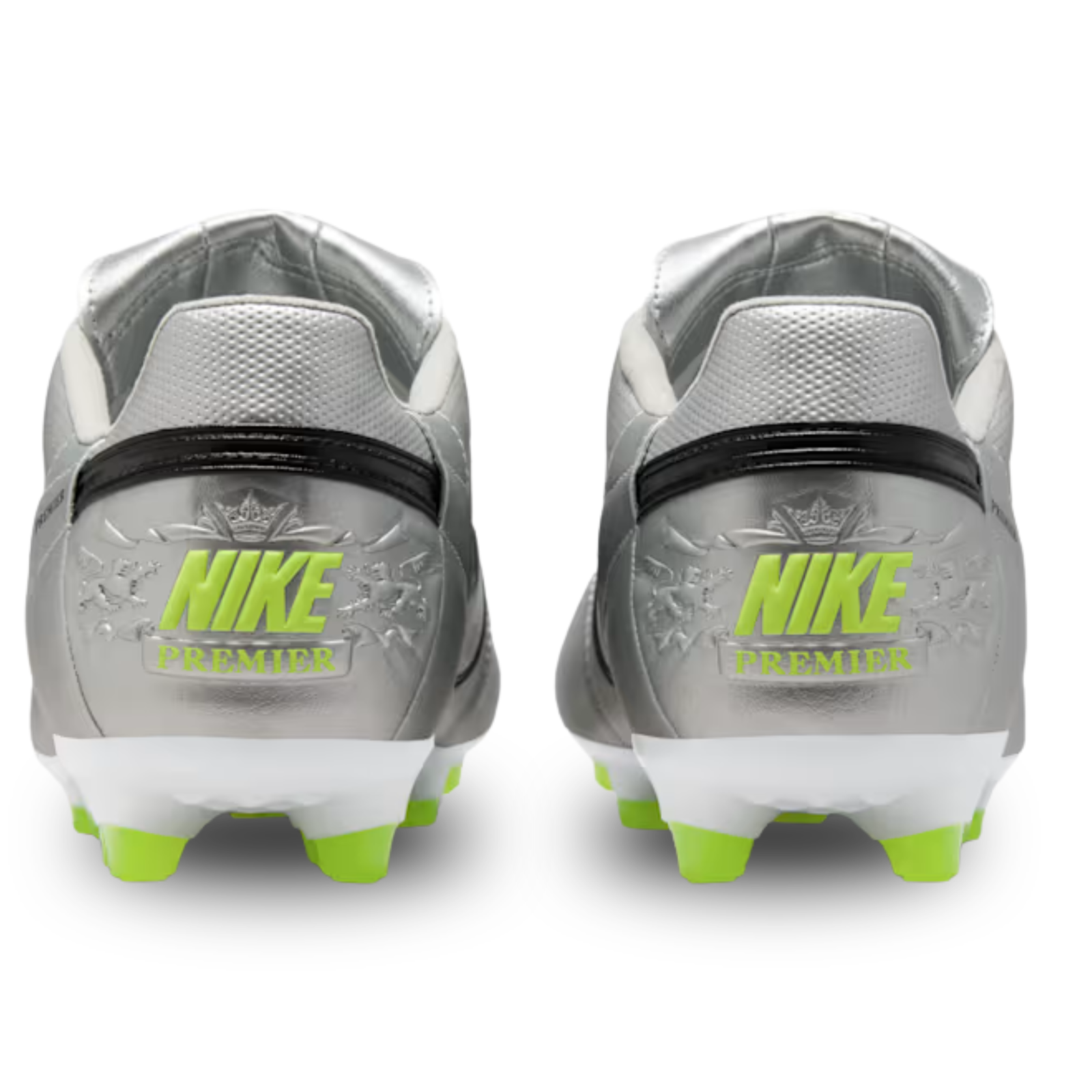 Nike Premier III Firm Ground Soccer Cleats (Metallic Silver/Black Volt)