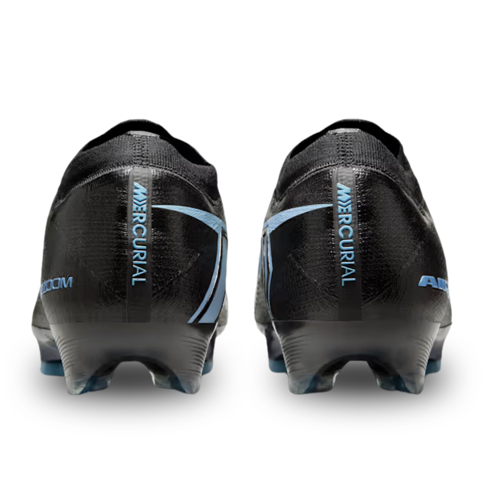 Nike Zoom Mercurial Vapor 16 Elite Firm Ground Soccer Cleats (Black/Ice Blue)