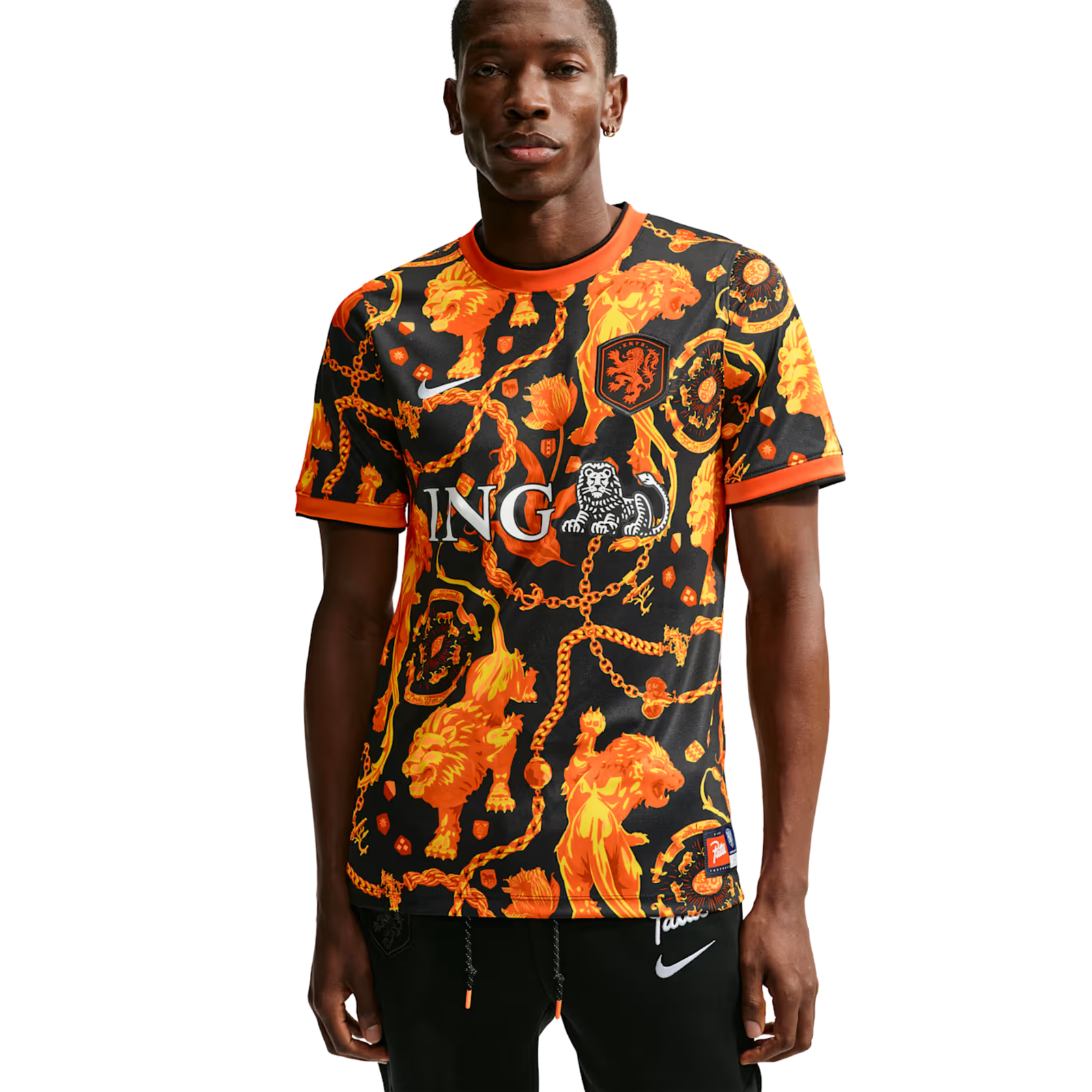 Nike Netherlands x Patta Academy Pro Jersey (Orange/Black)
