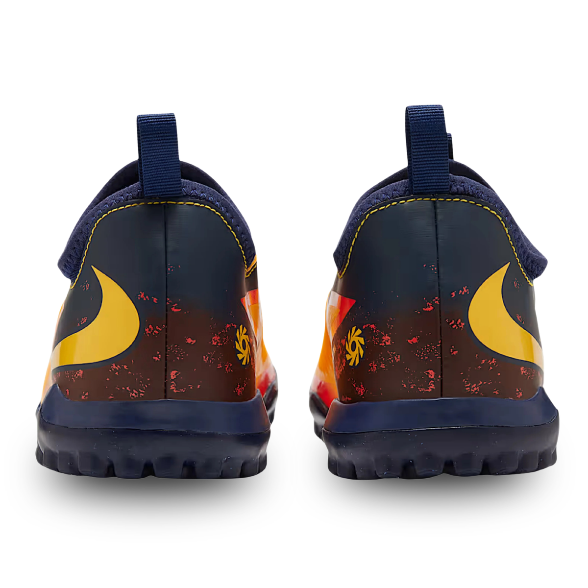 Nike Youth Jr. Phantom 6 Low Academy Erling Haaland Turf Soccer Shoes (Laser Orange/Lemon Venom)