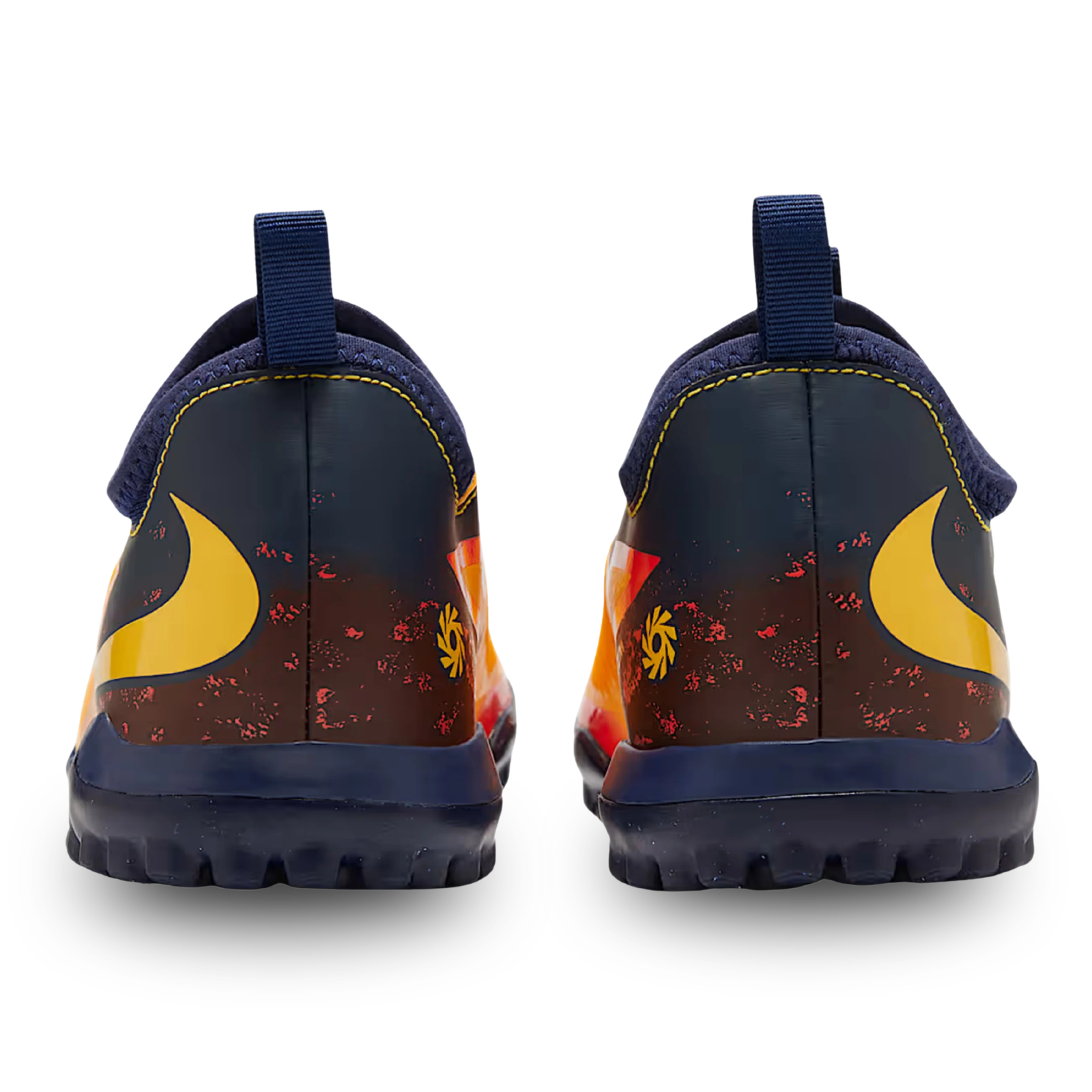 Nike Youth Jr. Phantom 6 Low Academy Erling Haaland Turf Soccer Shoes (Laser Orange/Lemon Venom)