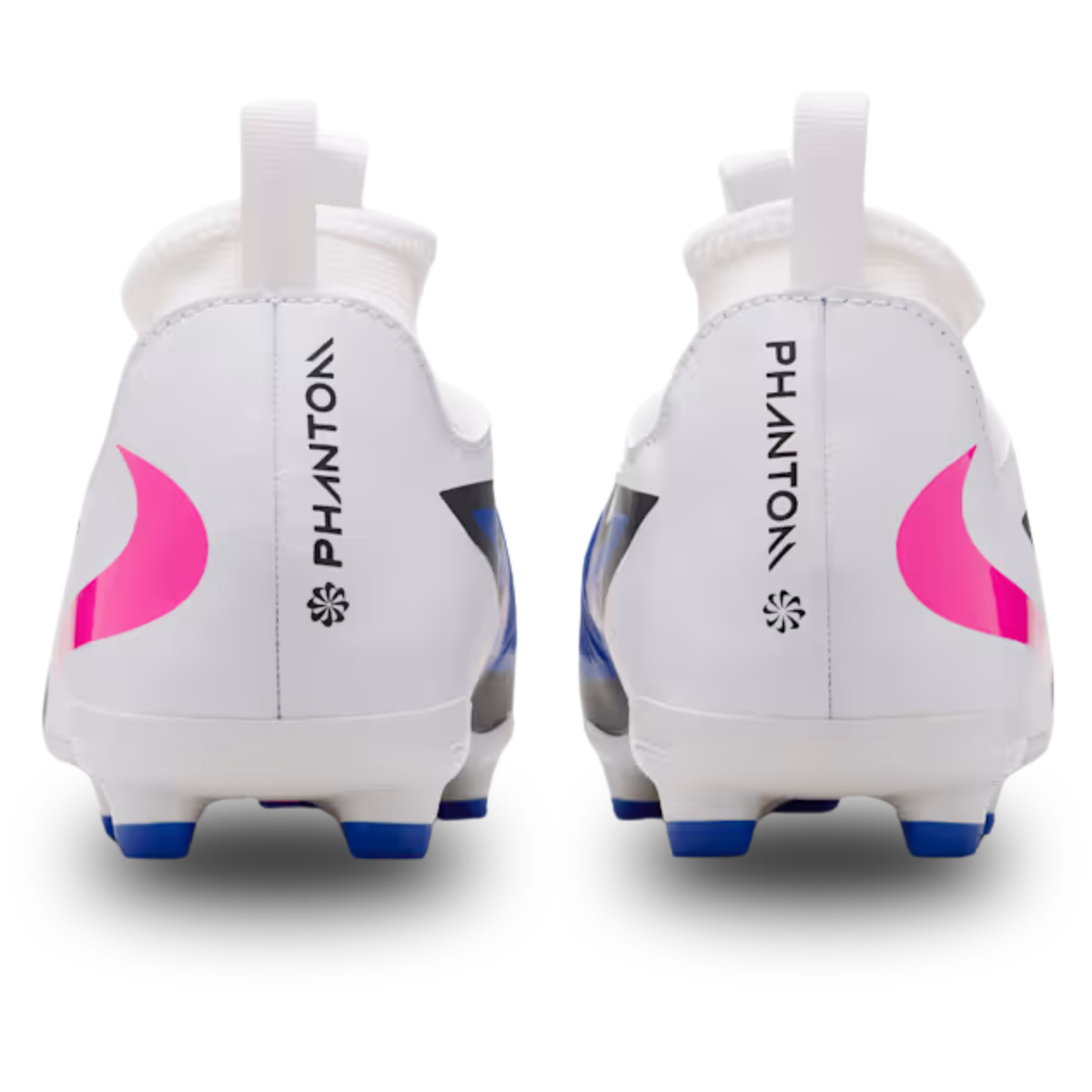 Nike Jr Phantom 6 High Academy FG/MG Soccer Cleats (Racer Blue/White)