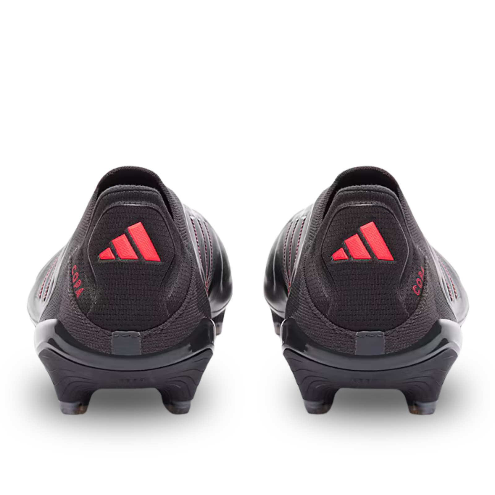 adidas Copa Pure III Elite Laceless FG Soccer Cleats (Black/Carbon/Lucid Red)