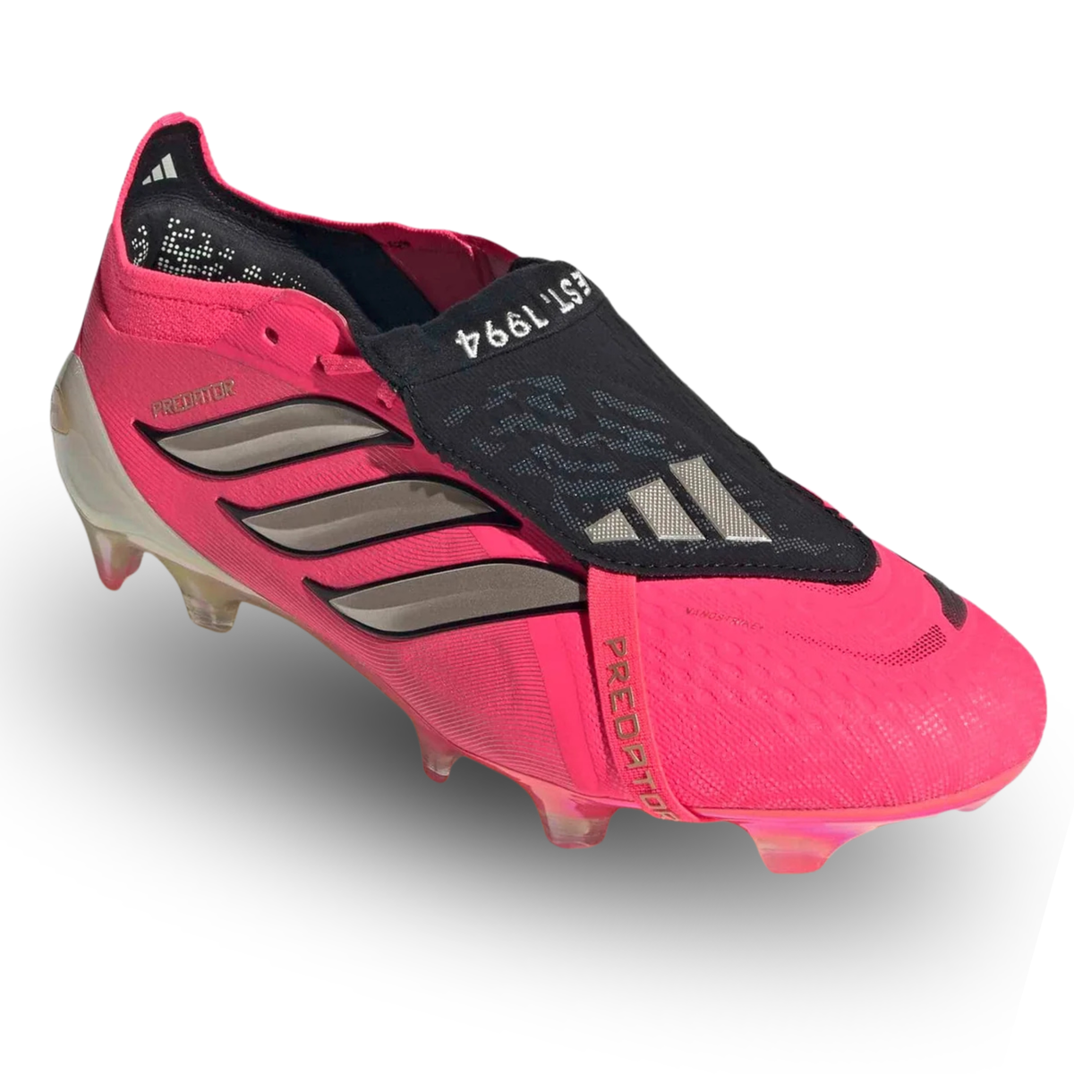 adidas Predator Elite FT Firm Ground Soccer Cleats (Pink/Black)