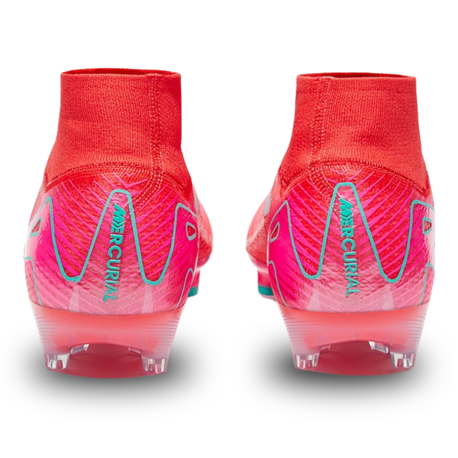 Nike Zoom Superfly 10 Elite AG-Pro Soccer Cleats (Ember Glow/Aurora Green)