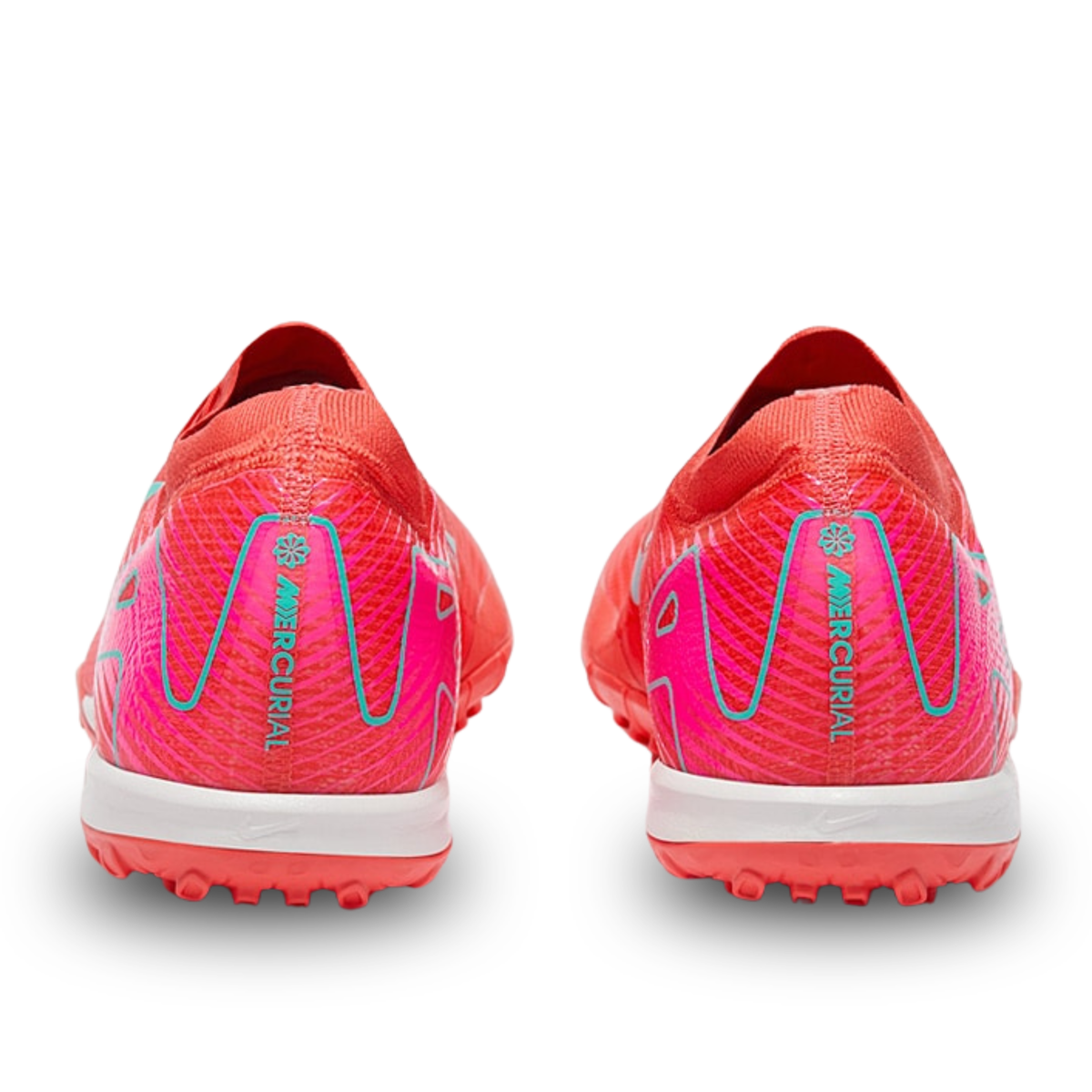 Nike Zoom Vapor 16 Pro Turf Soccer Cleats (Ember Glow/Aurora Green)