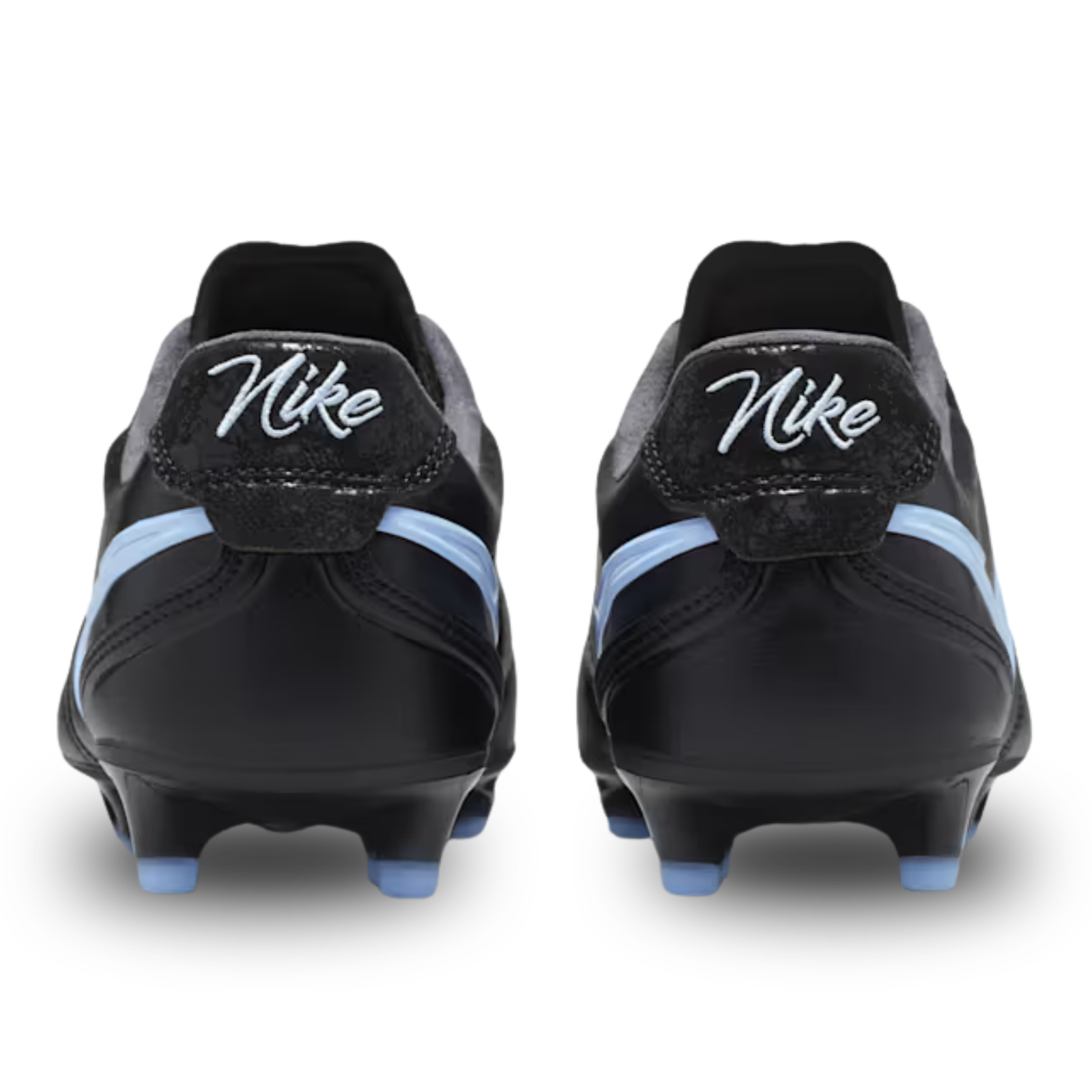 Nike Tiempo Ligera Pro FG Soccer Cleats (Black/Obsidian/Ice Blue)
