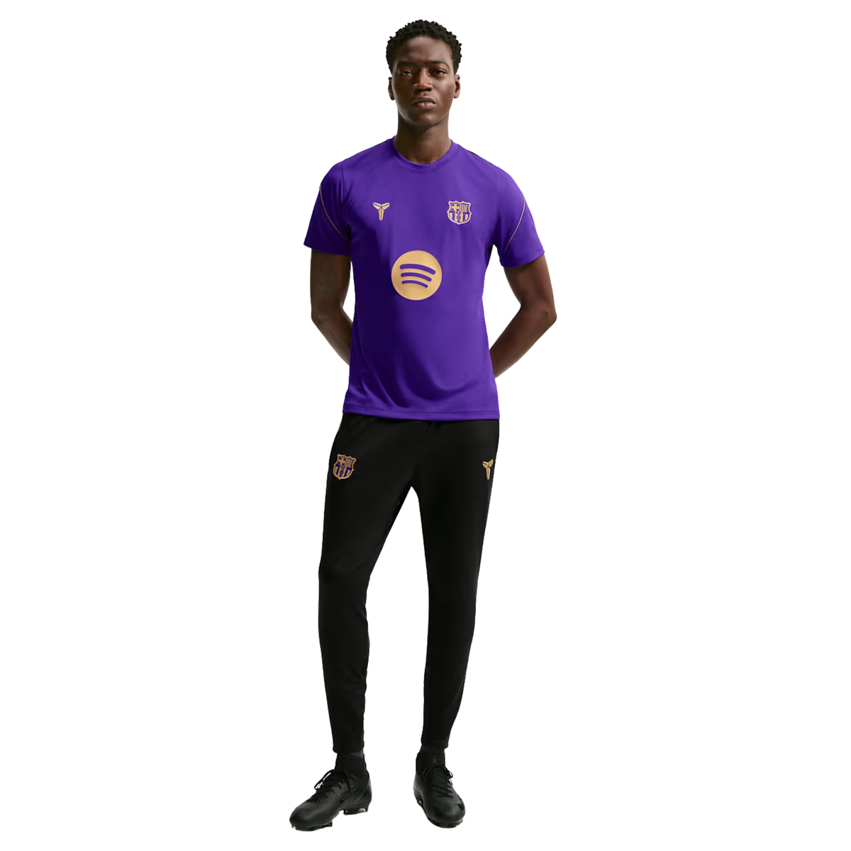 Nike Mens Barcelona Strike Away Jersey 26/27 (Purple/Metallic Gold)