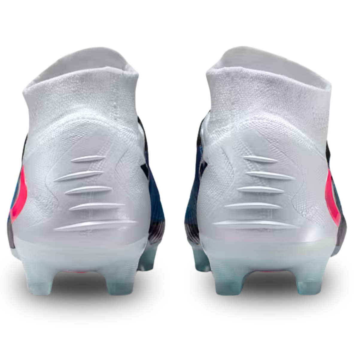 Nike Phantom 6 High Elite FG Soccer Cleats (Racer Blue/Pink Blast/White)
