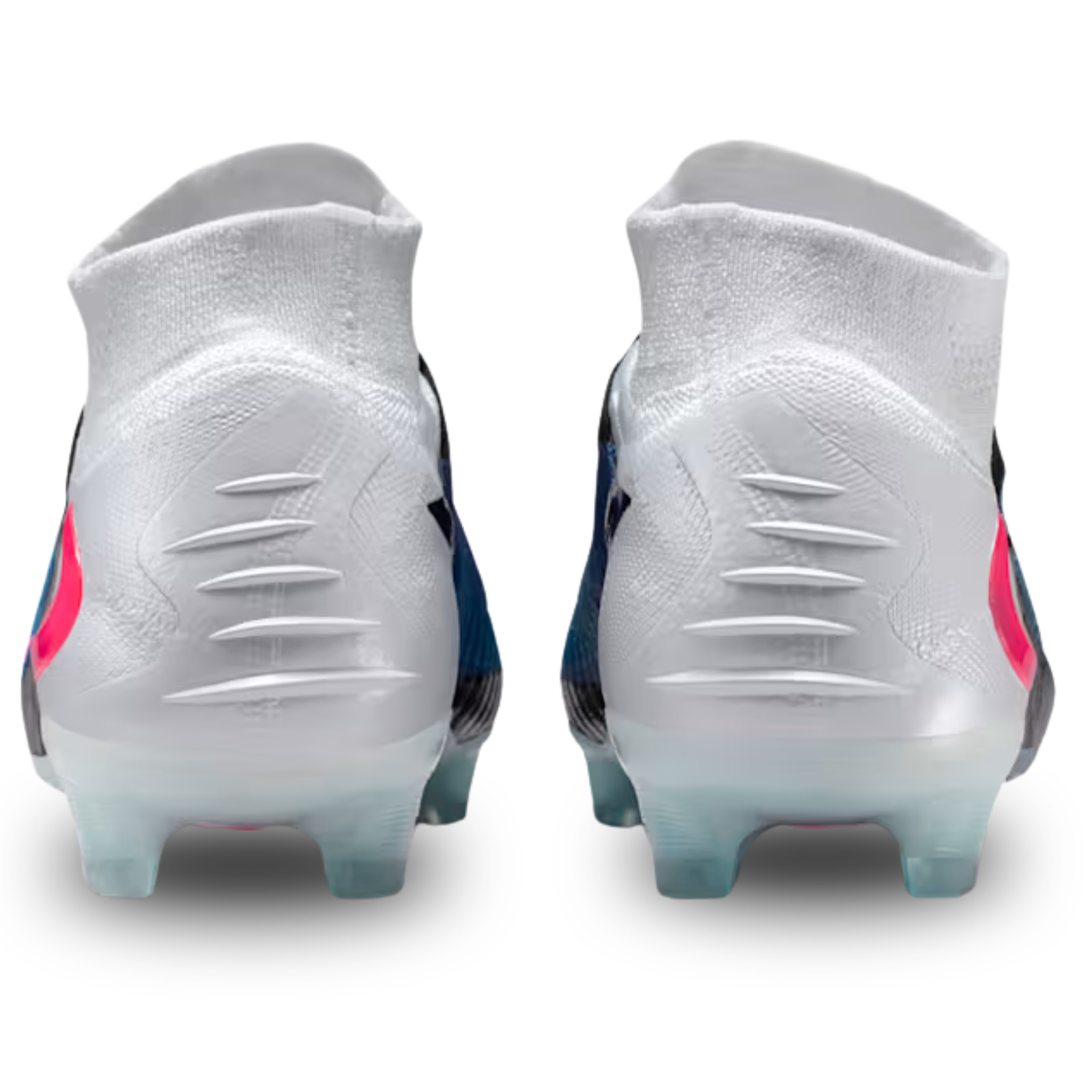 Nike Phantom 6 High Elite FG Soccer Cleats (Racer Blue/Pink Blast/White)