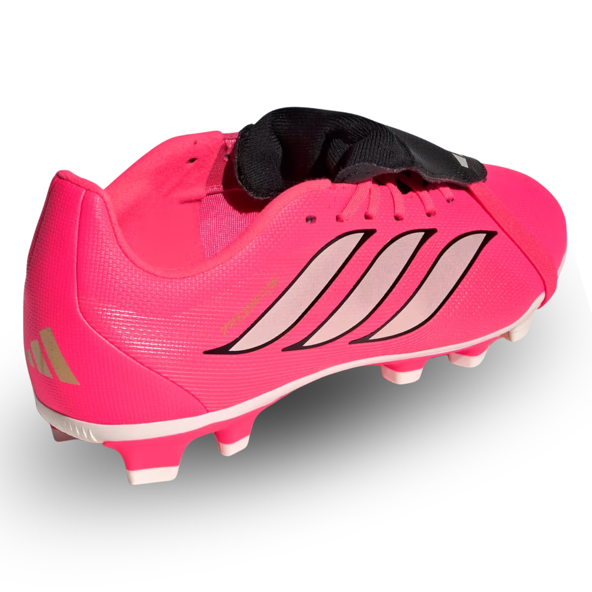 adidas Youth Predator Club FT FG/MG Soccer Cleats (Pink/Black)