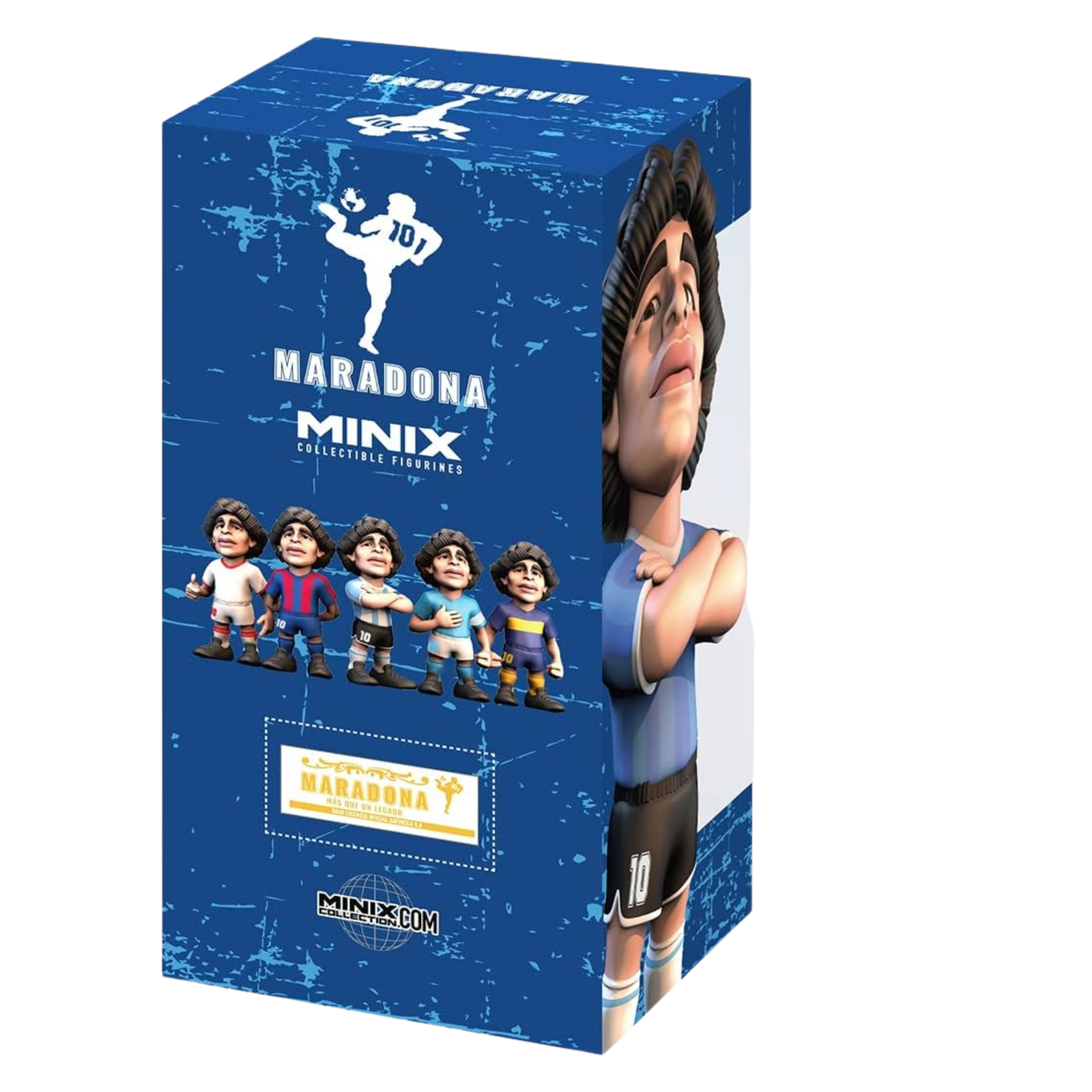 MINIX Argentina Diego Maradona Figure (White/Blue)