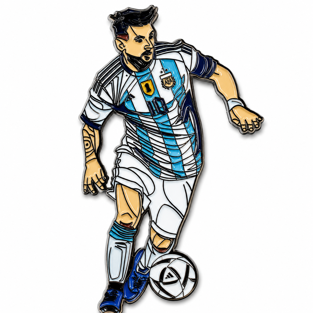 Messi Argentina 4.5 Inch Enamel Pin