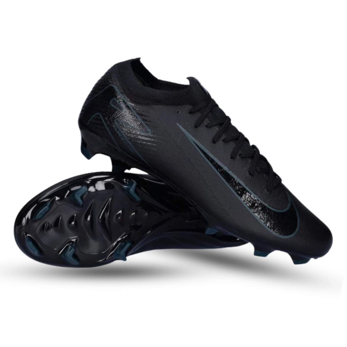 Nike Zoom Vapor 16 Pro FG Soccer Cleats (Black/Deep Jungle)