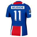 Nike Paris Saint-Germain Match Authentic Maghnes Akliouche Home Jersey w/ Champions League Patches 26/27 (Old Royal/White/Red)