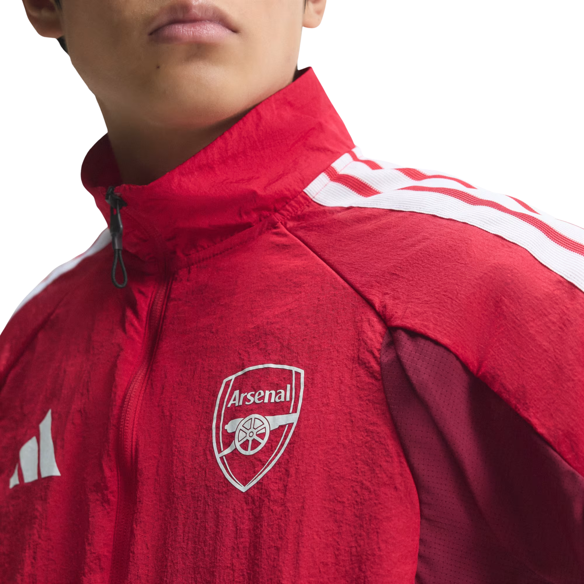 adidas Mens Arsenal Home Anthem Jacket 26/27 (Better Scarlet)