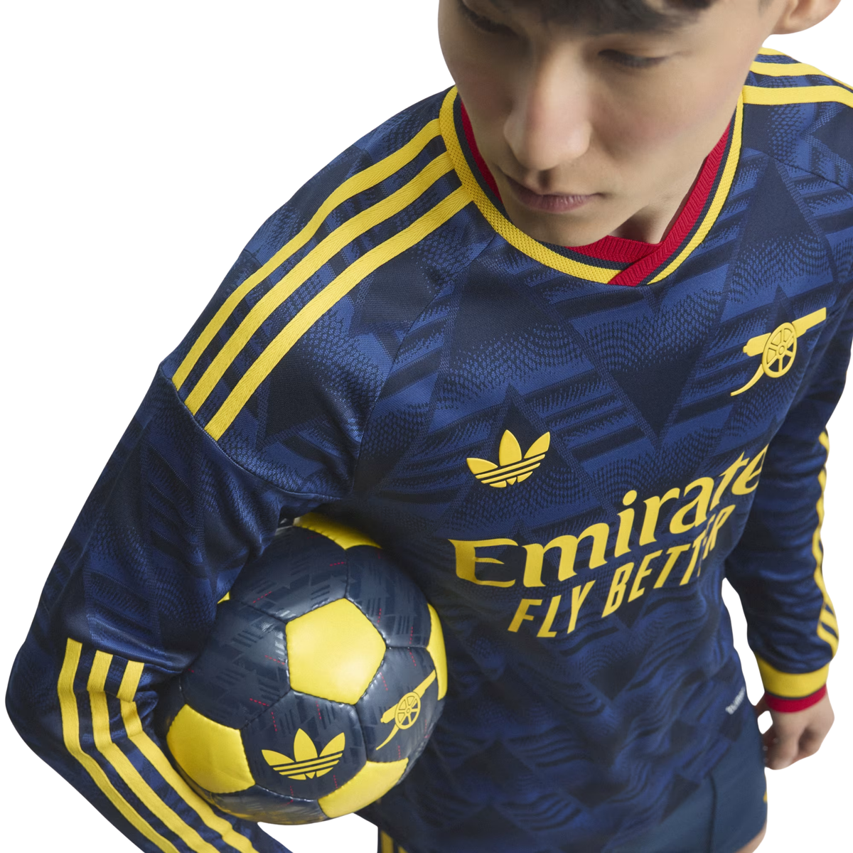 adidas Mens Arsenal Long Sleeve Authentic Away Jersey 26/27 (Navy)