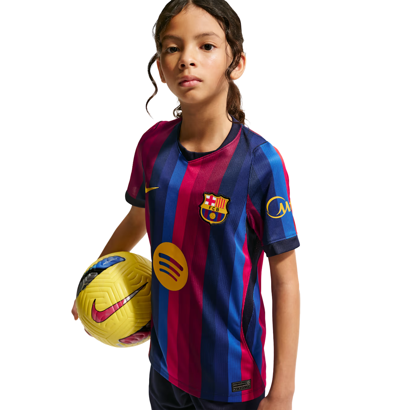 Nike Youth FC Barcelona Lamine Yamal Home Jersey 26/27 (Blue/Red)