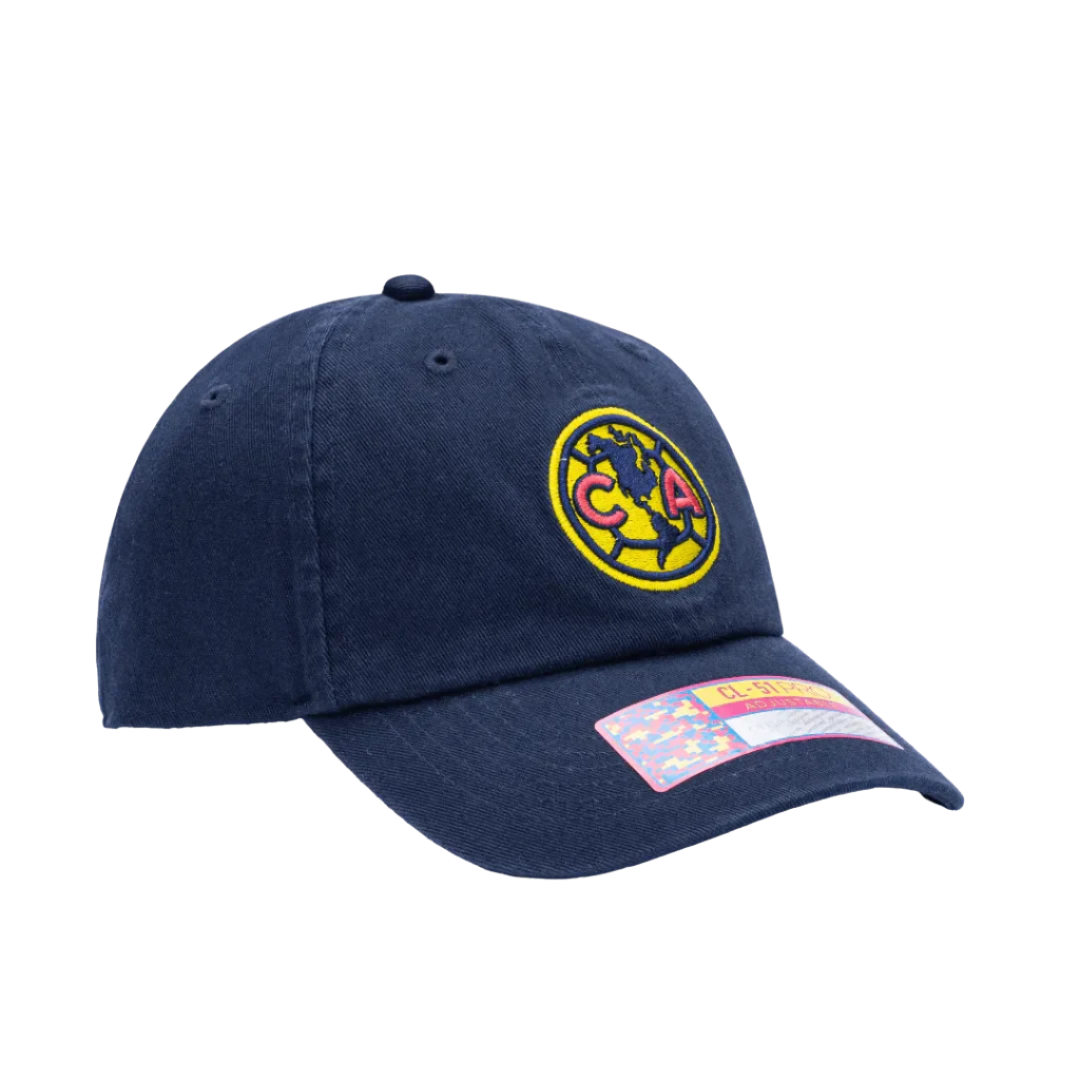 Fan Ink Club America Bambo Classic Adjustable Hat (Navy)