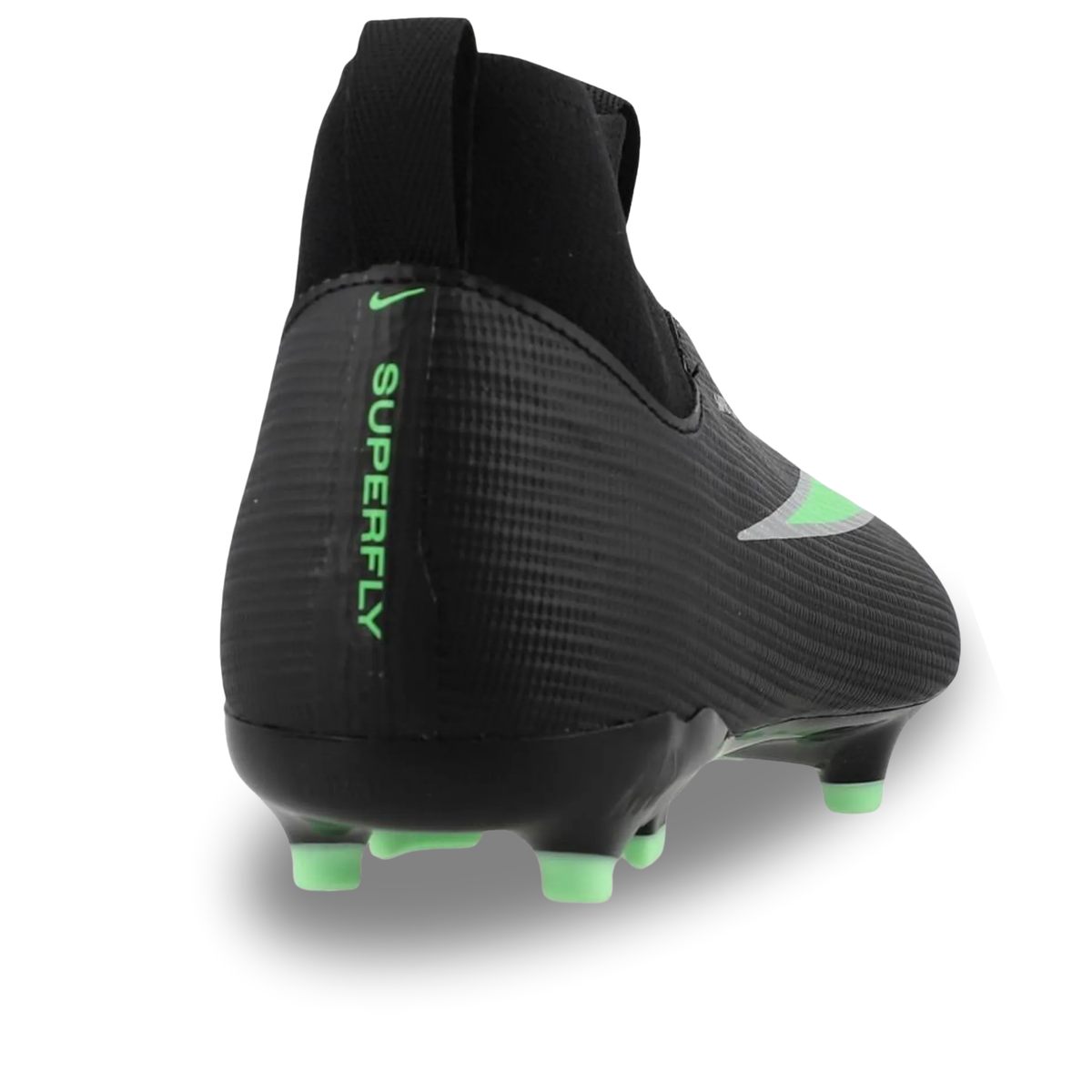 Nike Jr. Superfly 11 Academy FG/MG Soccer Cleats (Black/Illusion Green)