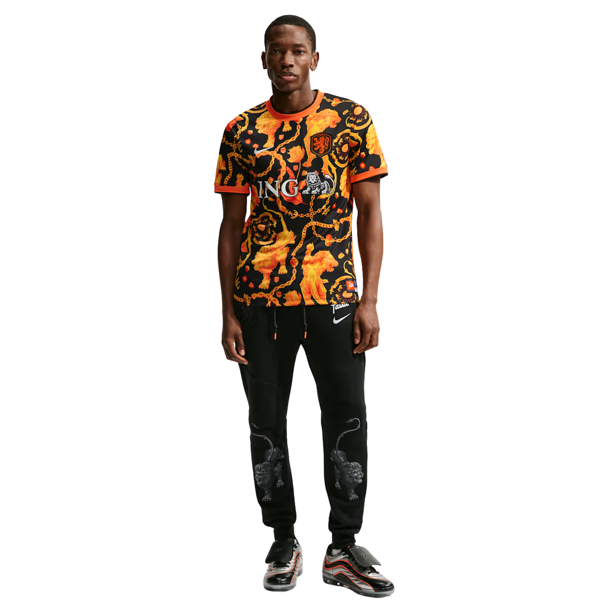 Nike Netherlands x Patta Academy Pro Jersey (Orange/Black)