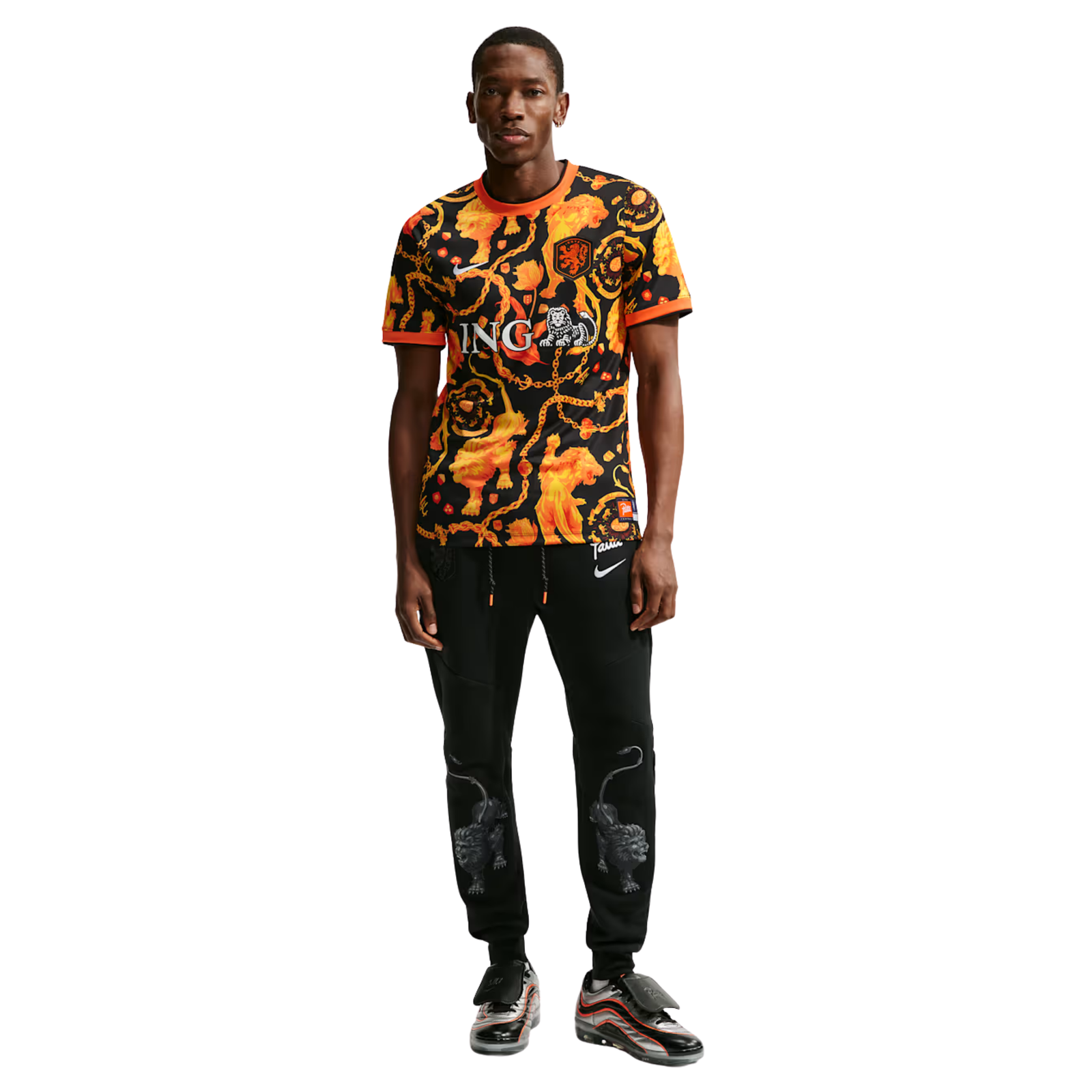 Nike Netherlands x Patta Academy Pro Jersey (Orange/Black)
