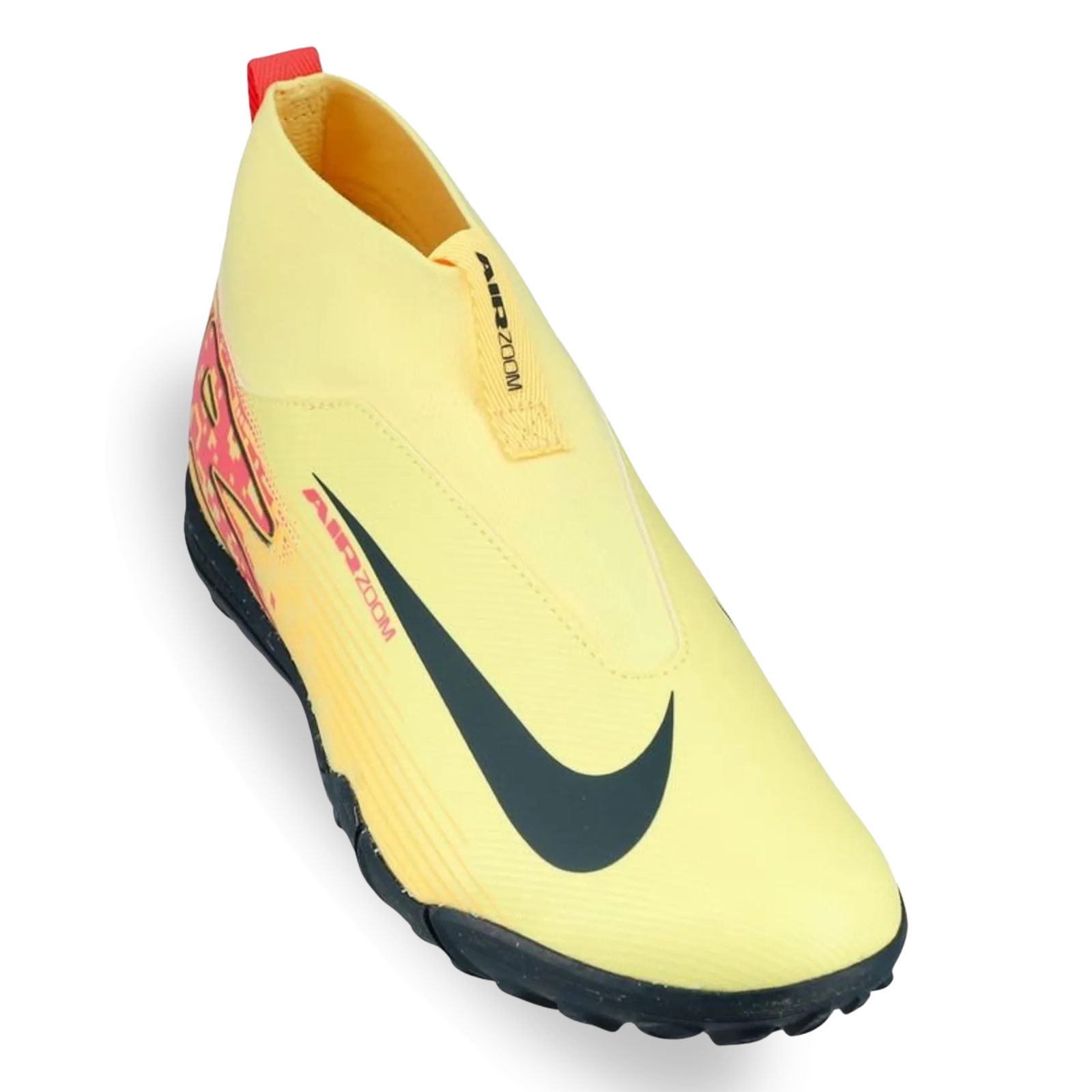 Nike Youth Jr. Zoom Superfly 10 Academy KM Turf Soccer Shoes (Light Laser Orange/Armory Navy)