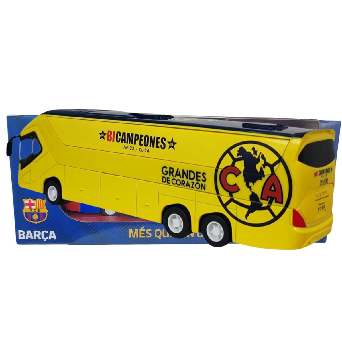 Banbo Toys Club América Tricampeón Team Bus (Yellow)