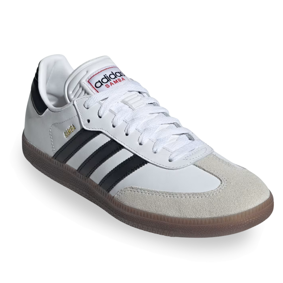 adidas Samba Soccer Shoes (White/Black/Red)
