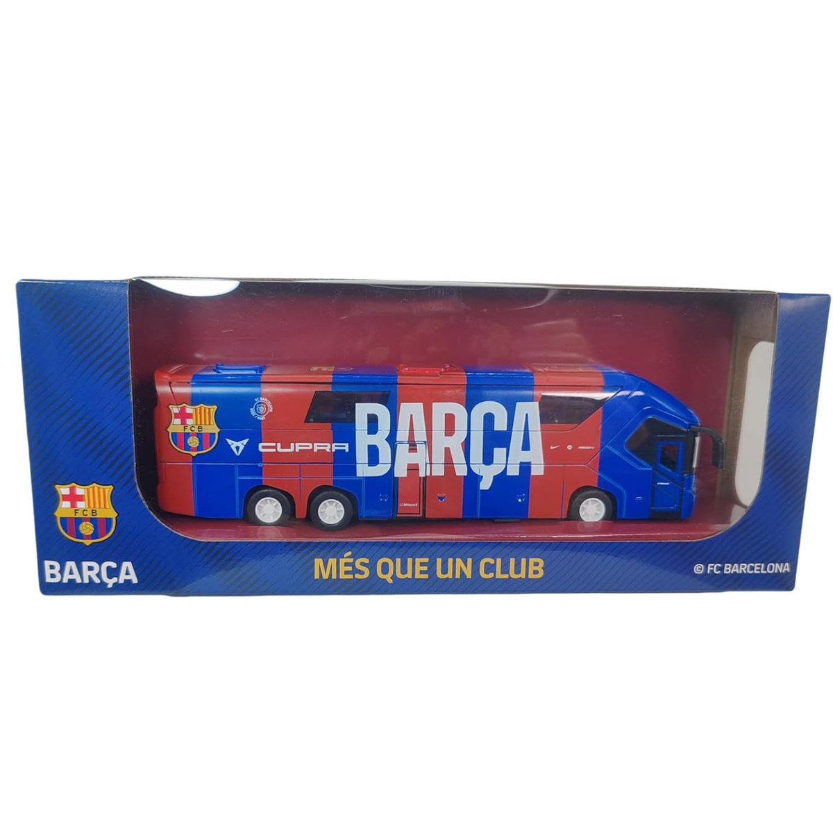 Banbo Toys FC Barcelona Team Bus (Red/Blue)