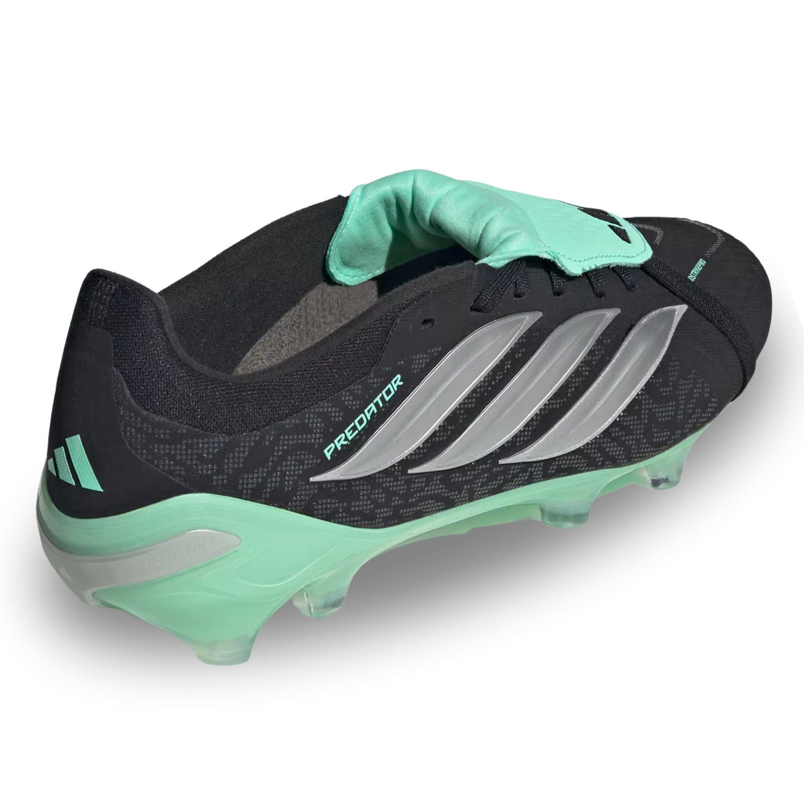 adidas Predator League FT Firm Ground Soccer Cleats (Black/Aqua)