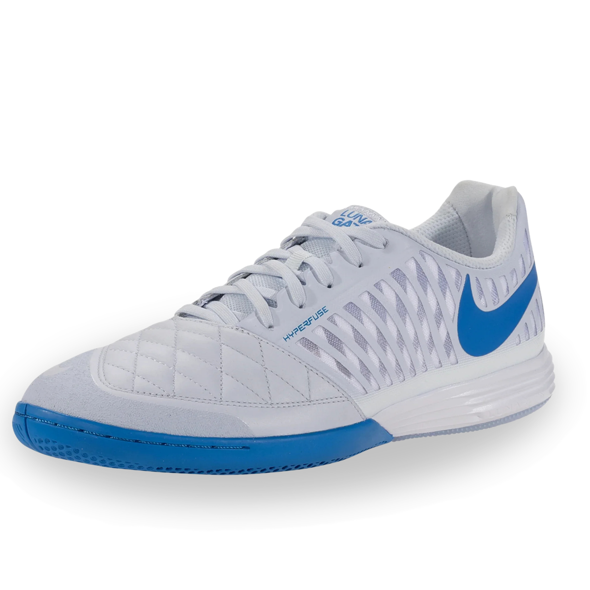 Nike Lunar Gato II Indoor Soccer Shoes (Football Grey/Light Photo Blue)