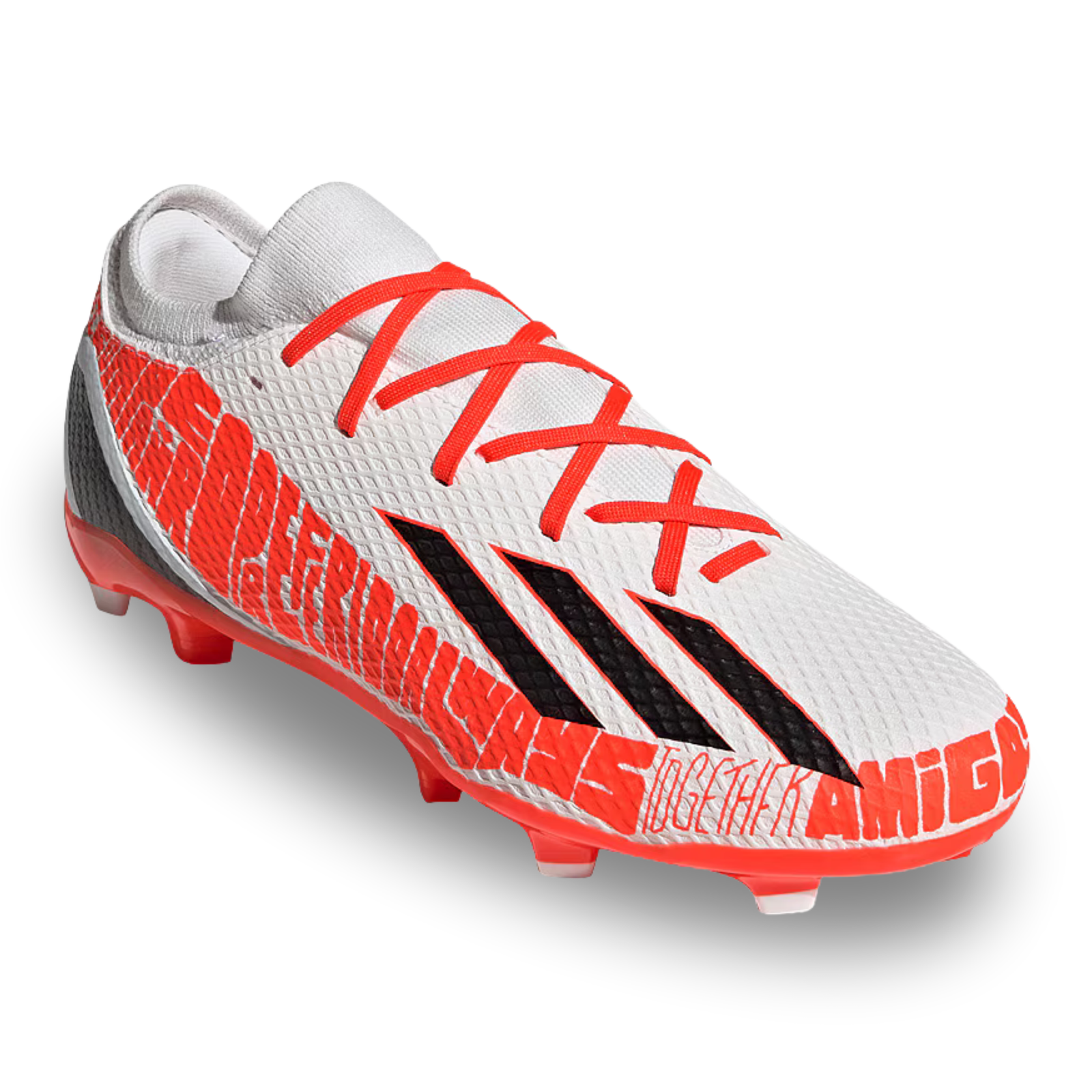 Botas de fútbol adidas X Speedportal Messi.3 FG (núcleo blanco/rojo solar)
