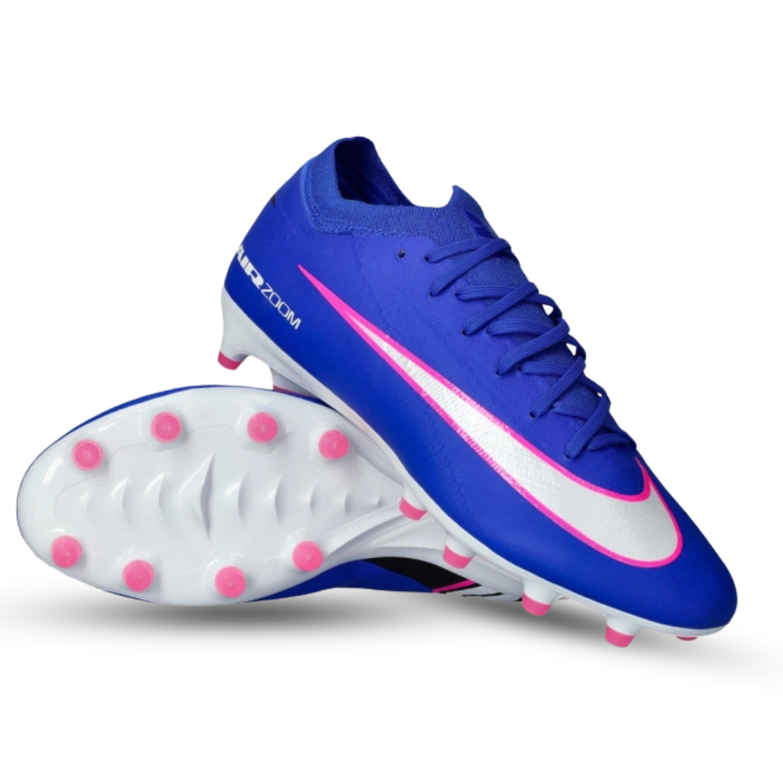 Nike Zoom Vapor 16 Pro AG-Pro Soccer Cleats (Racer Blue/White)
