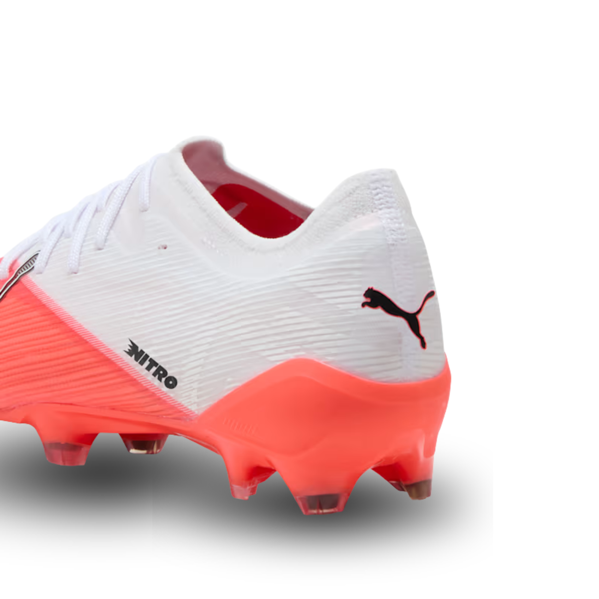 Puma Ultra Nitro 7 Pro FG Soccer Cleats (White/Pink)