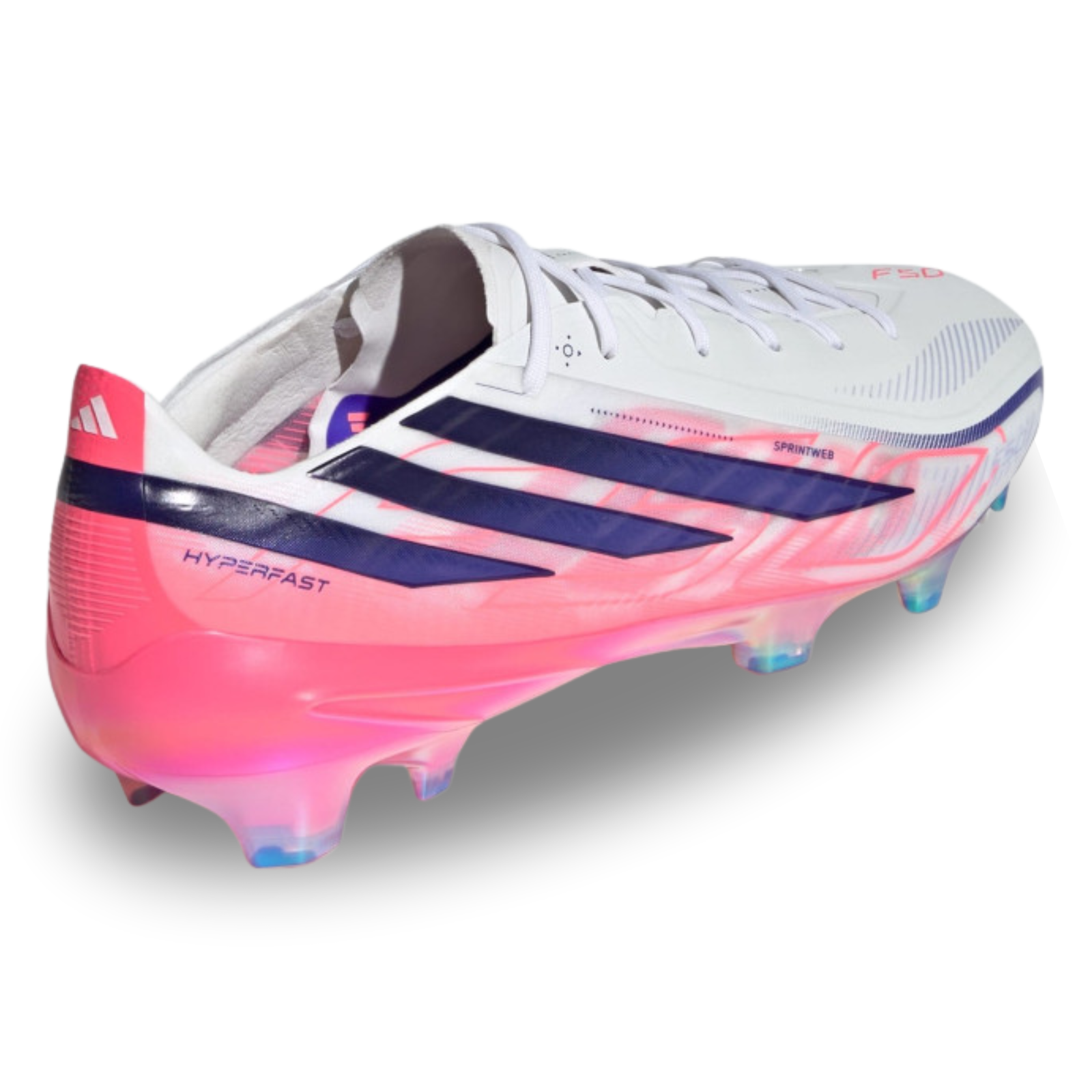 adidas F50 Hyperfast Elite FG  Soccer Cleats (White/Multi)