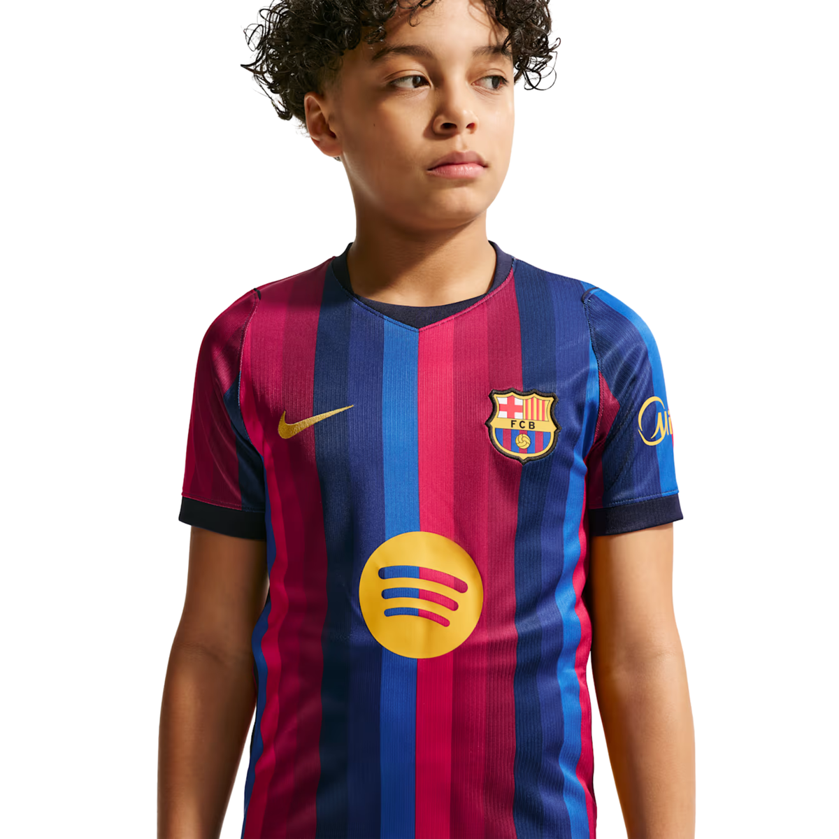 Nike Youth FC Barcelona Lamine Yamal Home Jersey 26/27 (Blue/Red)