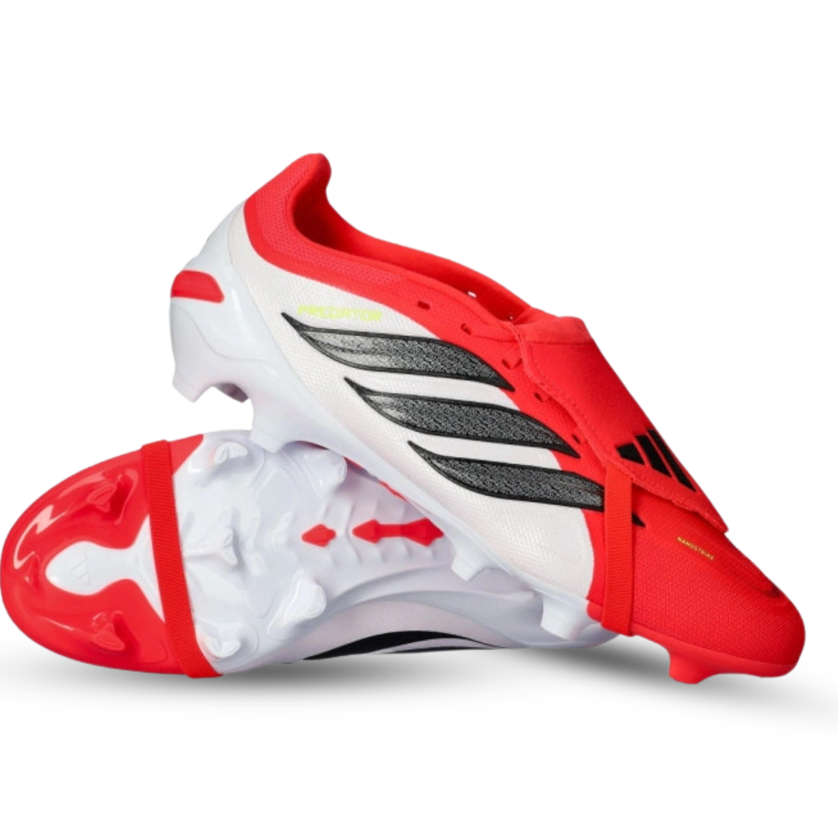 adidas Predator League FT Firm Ground Soccer Cleats (Lucid Red/Black/White)