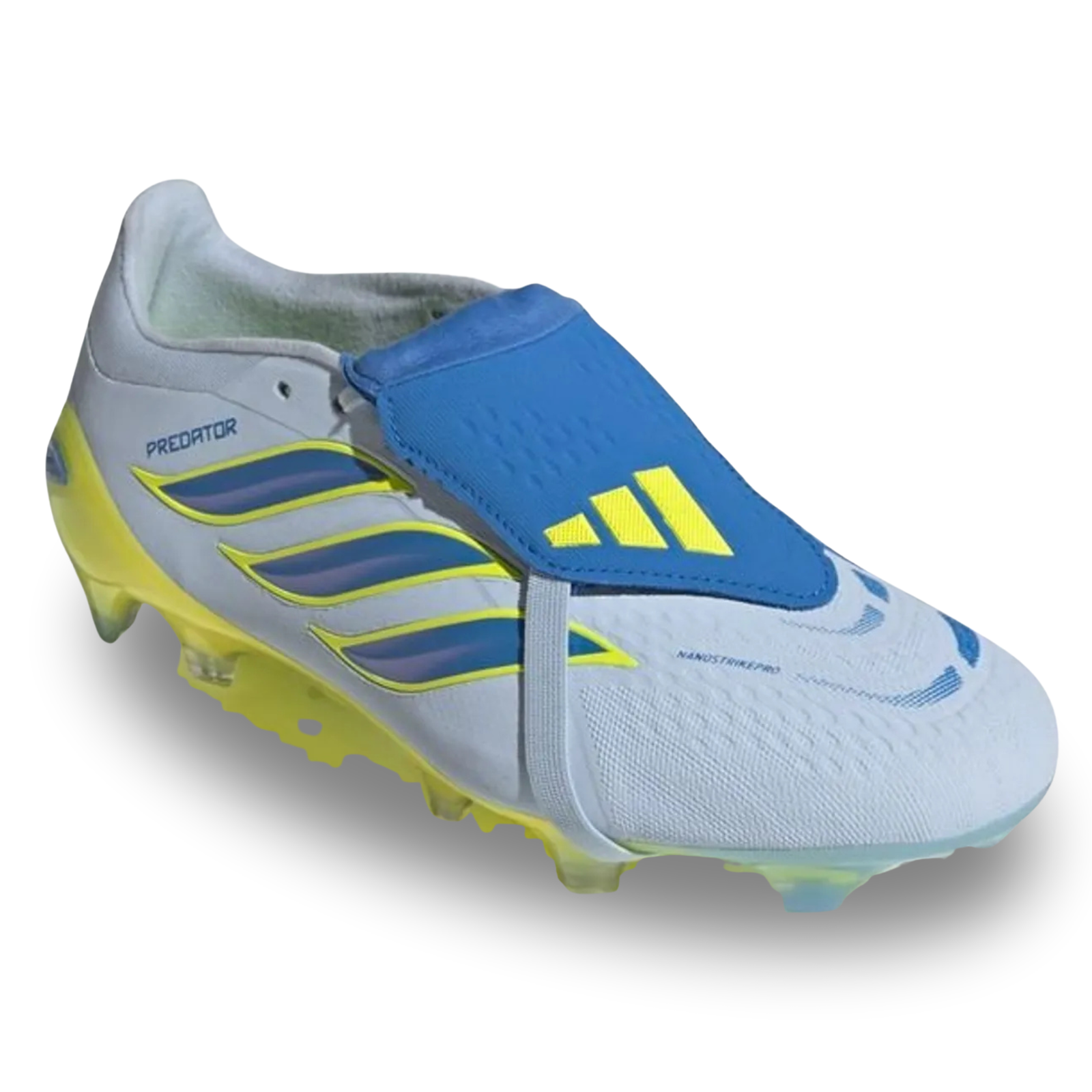 adidas Predator Pro FT FG Soccer Cleats (Blue/Solar Yellow)