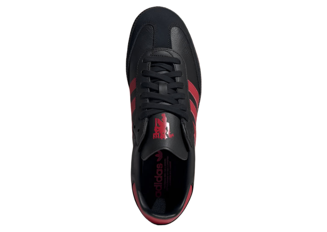 adidas Manchester United Samba Indoor Soccer Shoes (Black/Red)